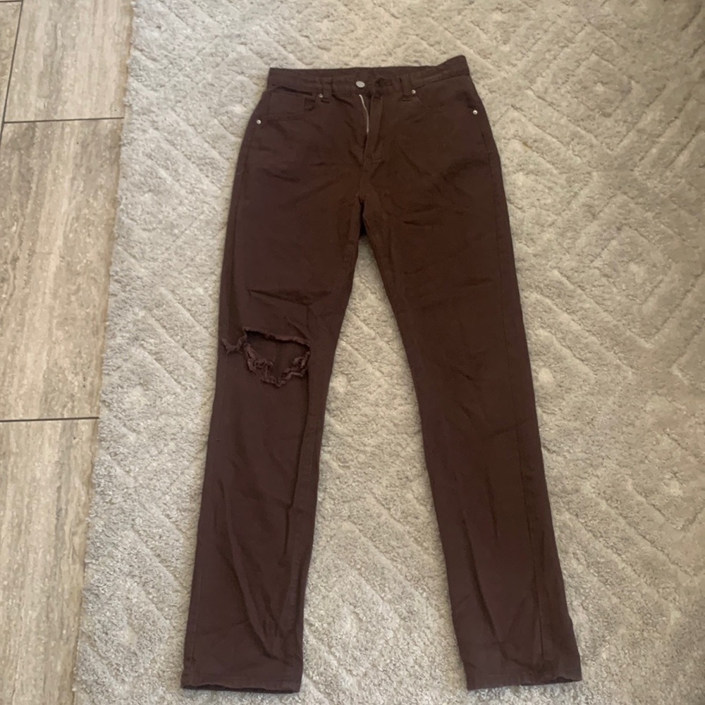 Medium brown jeans